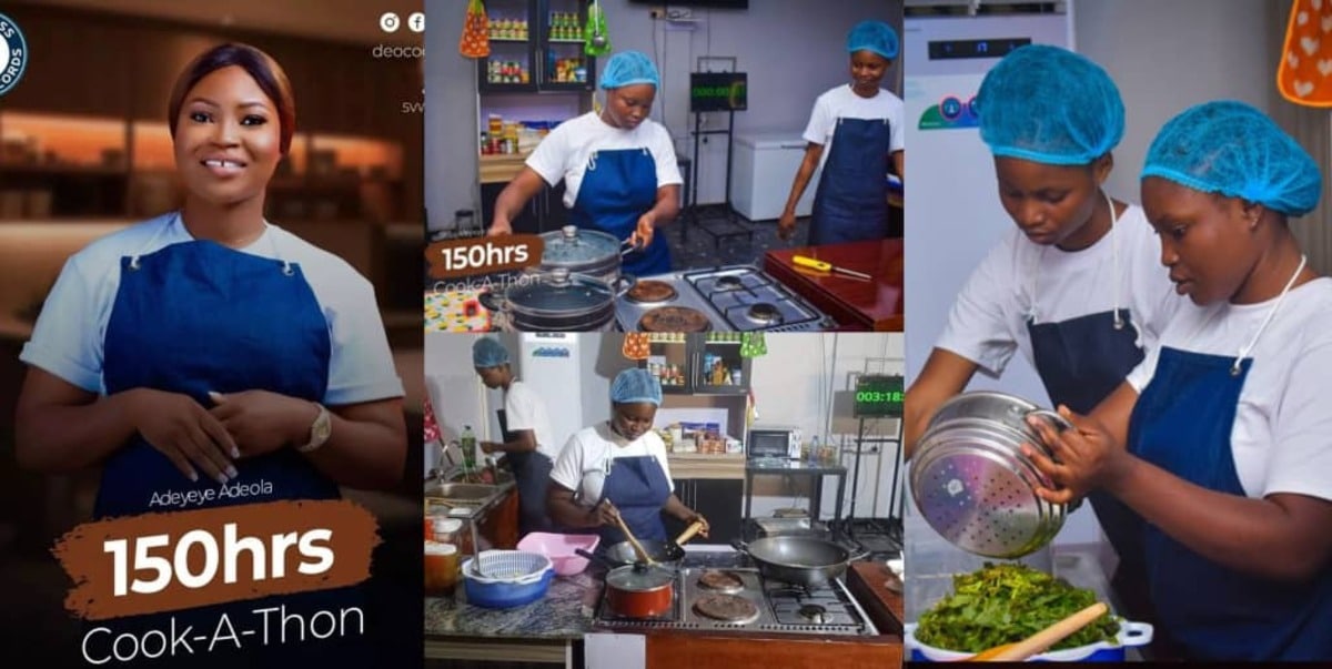 cook-a-thon Adeyeye Adeola Guinness World Record Chef Deo