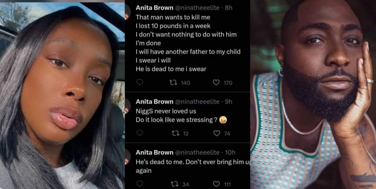 Anita Brown Pregnant Side Chick Davido