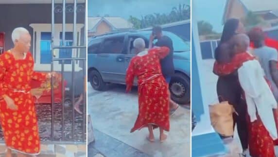 "They didn't even return her energy" - Reactions trail video of grandmother dancing as her grandkids paid her a visit