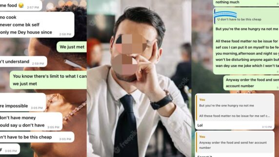 Lady Man Food Five Times