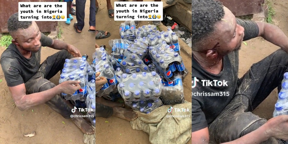 Nigerian Man Pepsi Drink