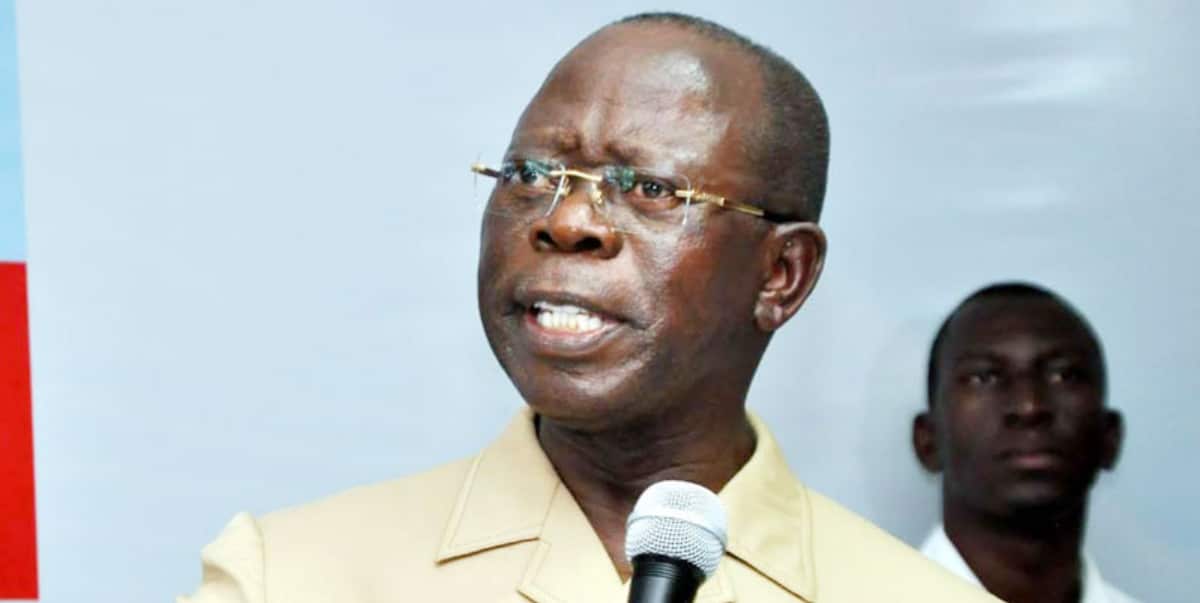 Oshiomhole calls current minimum wage 'Criminal wage', says his cleaner earns over N60k