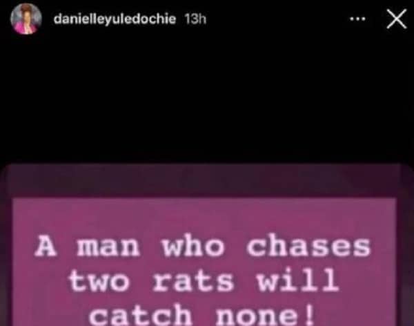 “A man who chases two rats will catch none” — Yul Edochie's daughter, Danielle