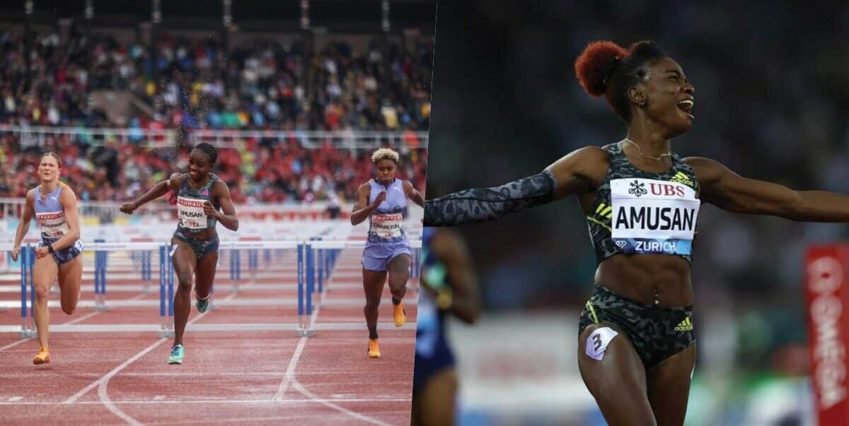 Tobi Amusan wins 100m hurdles at Stockholm Diamond League