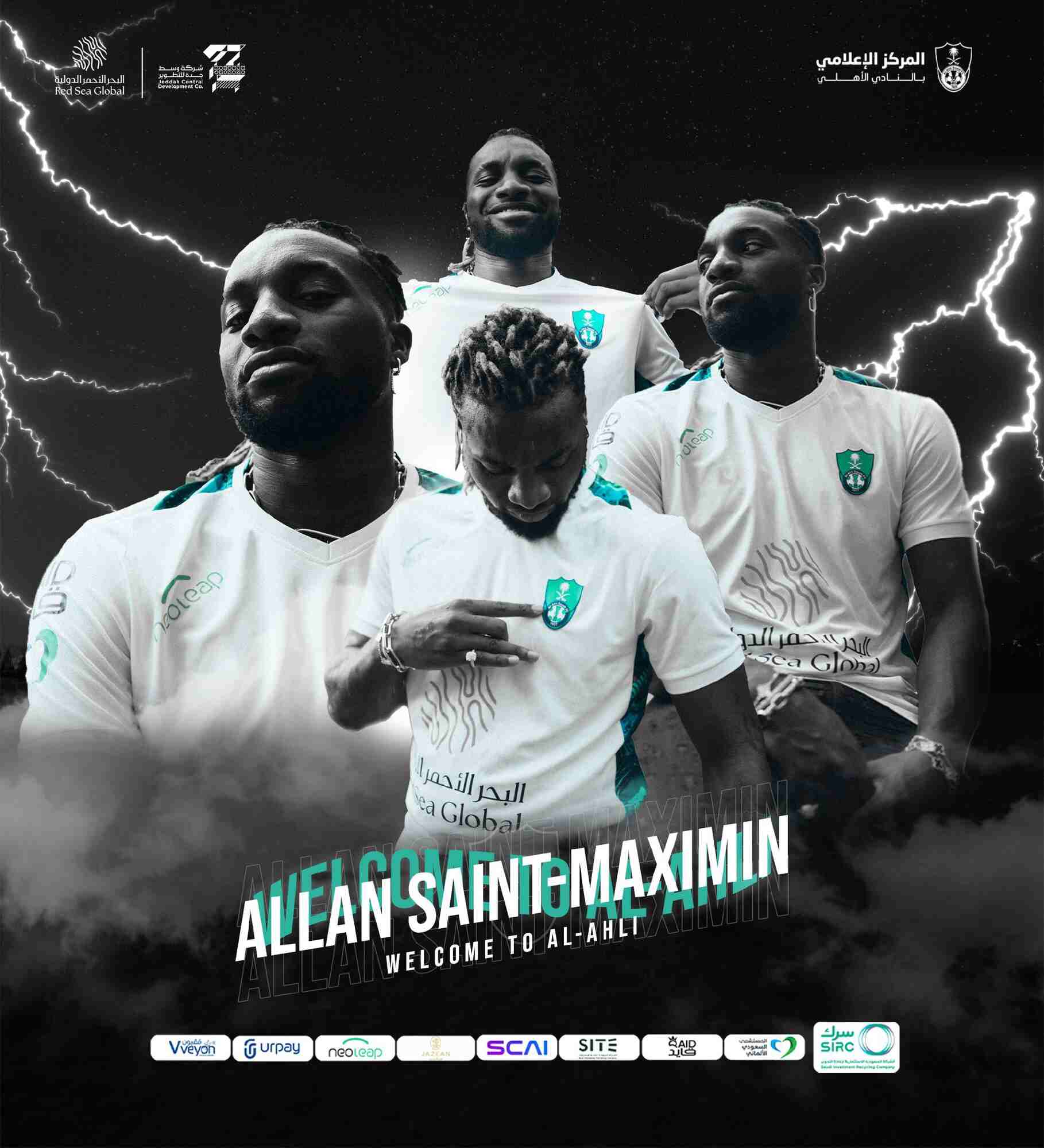 Allan Saint-Maximin completes moves to Al-Ahli