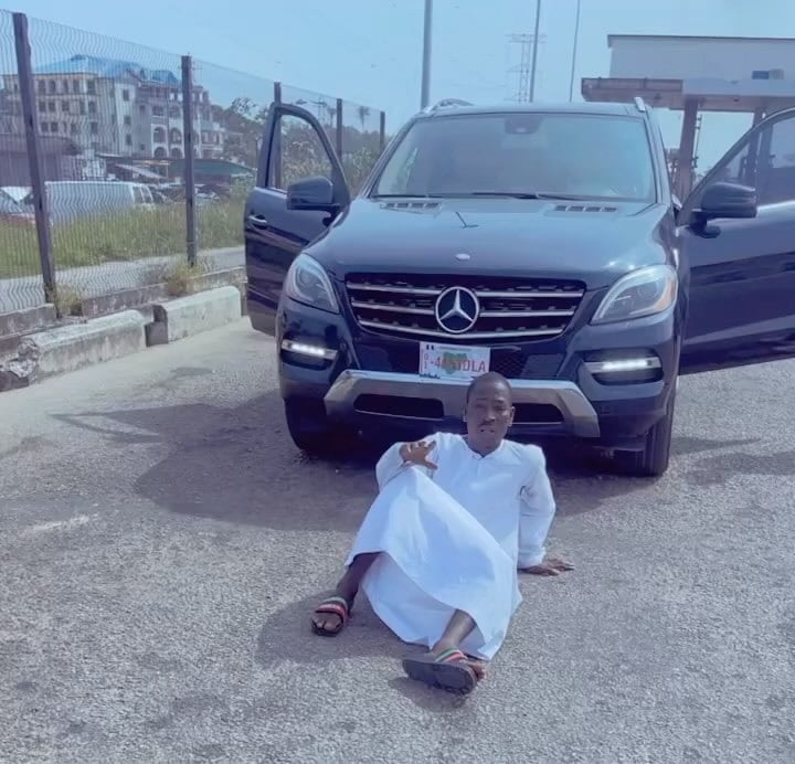 DJ Chicken cries a river as he buys first-ever Mercedes Benz (VIdeo)