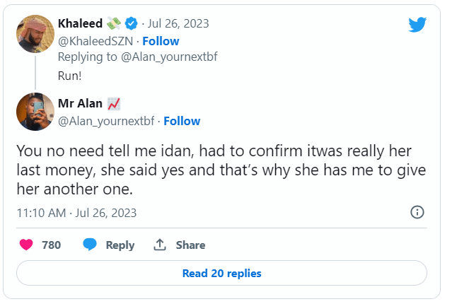 "She had only 200k account, used all to buy wig"- Man ends relationship with girlfriend after spends her entire savings on wig
