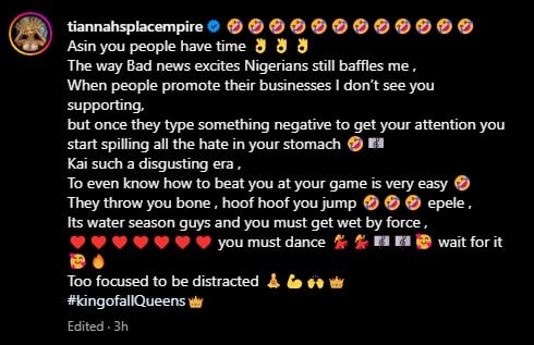 "Bad news excites Nigerians" — Toyin Lawani breaks silence following husband's outburst