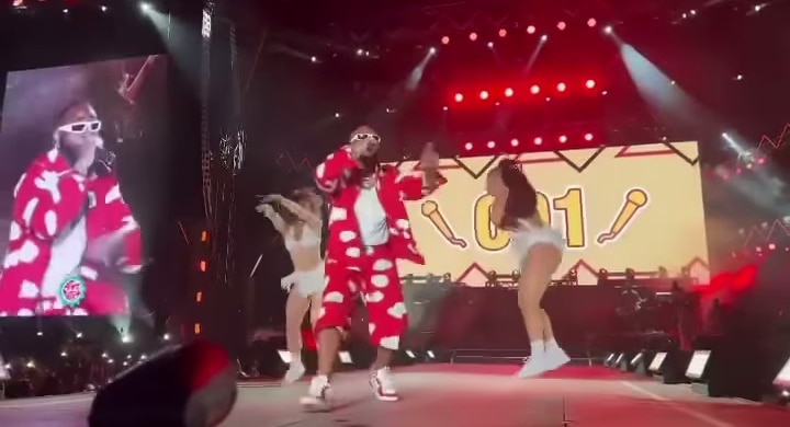 Davido performs at Afronation Portugal amid pregnancy scandal, Anita Brown reacts (Video)