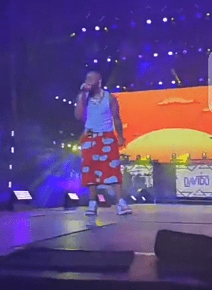 Davido at Afro Nation Festival