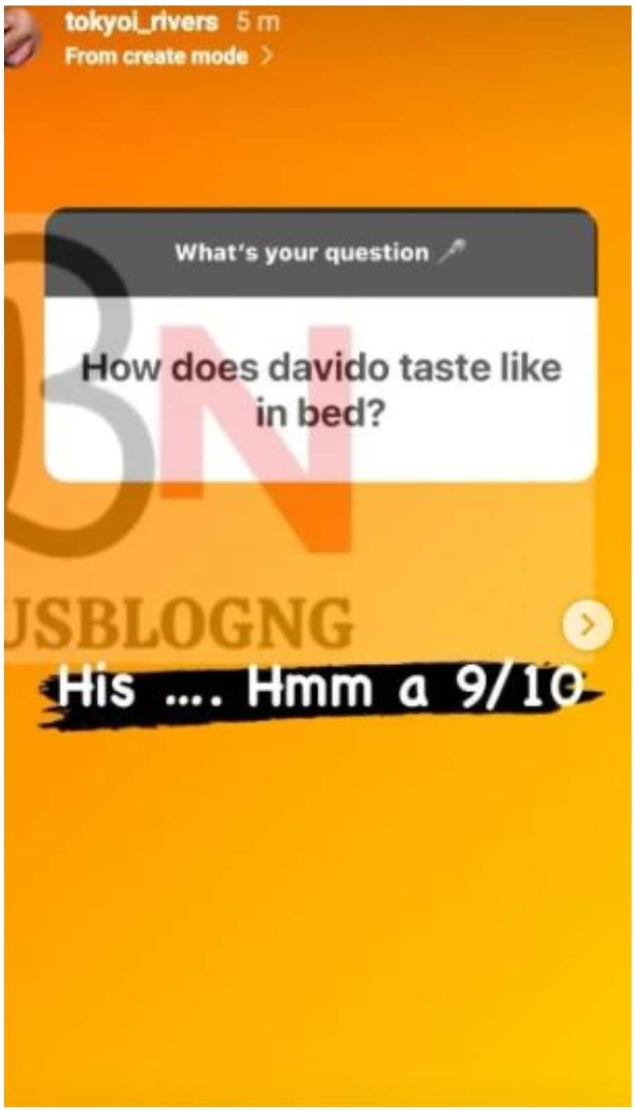 "Davido is 9/10 in bed" - Chisom Flower scores Davido's energy 