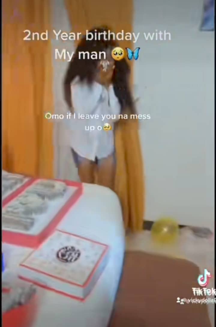 Lady shares birthday gifts she's received from boyfriend since their 4-year relationship