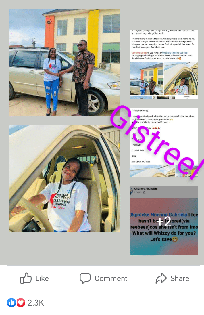 Influencer grants female follower's wish with car gift