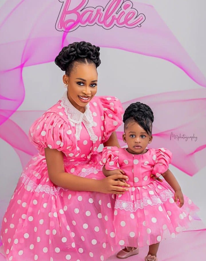 Yetunde Barnabas holds spectacular Barbie-themed birthday bash for her daughter's first birthday 
