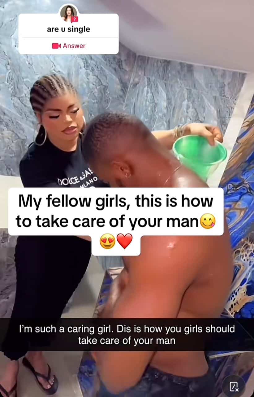 Bobrisky causes stir as he teaches women how to take care of men (Video)