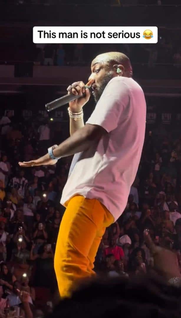 Davido brags about 'bed skills' during concert in U.S. (Video)