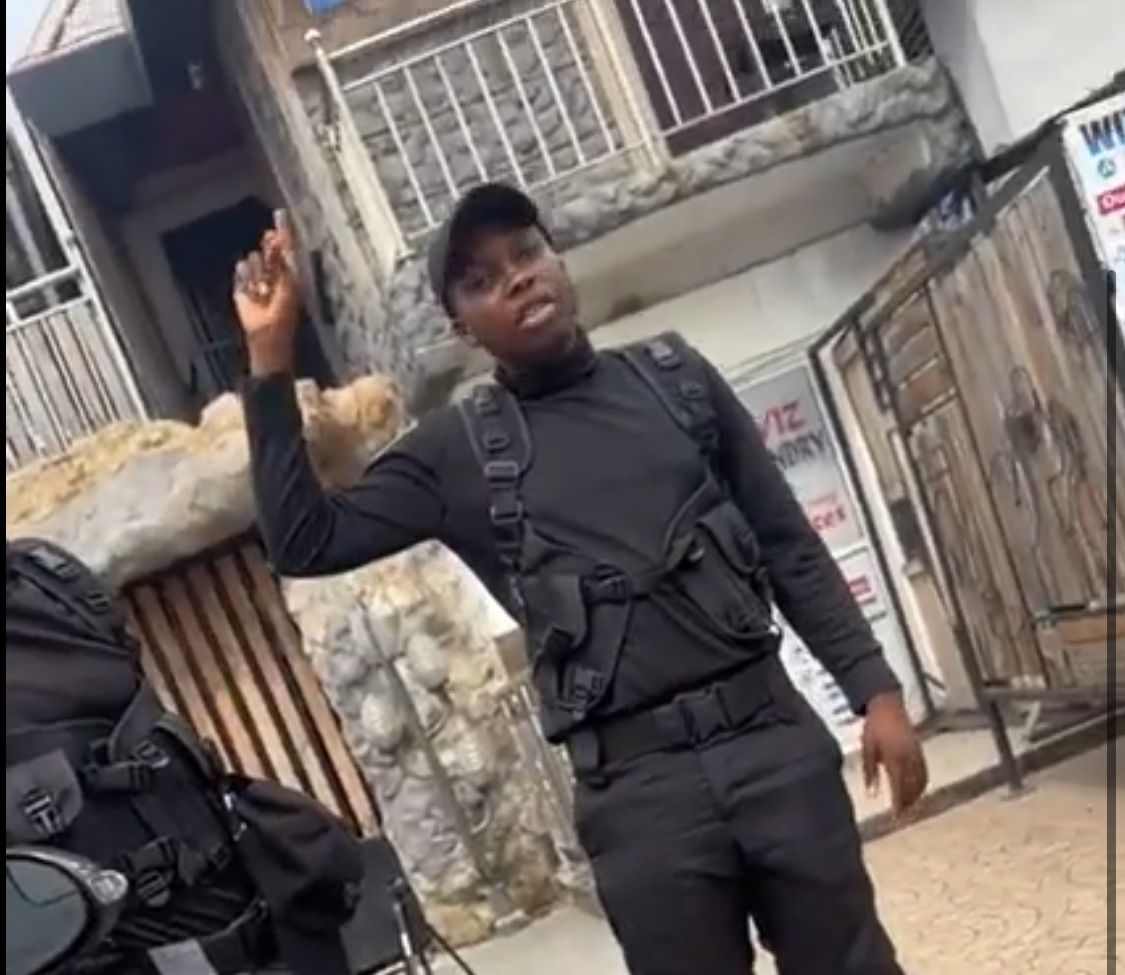 "How can a security officer be fine like this" — Man promoted on first day for being cute (Video)