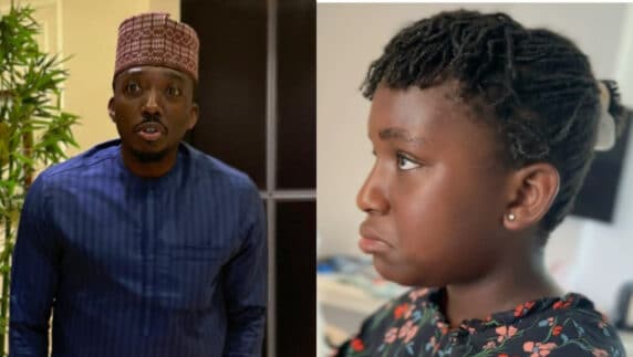 "Your nose is finer than most human beings" ― Adorable video of Comedian Bovi hyping his only daughter