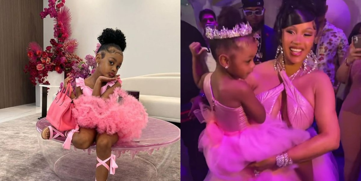 Cardi B's 5-yr-old daughter shows off N19m worth of handbag on birthday