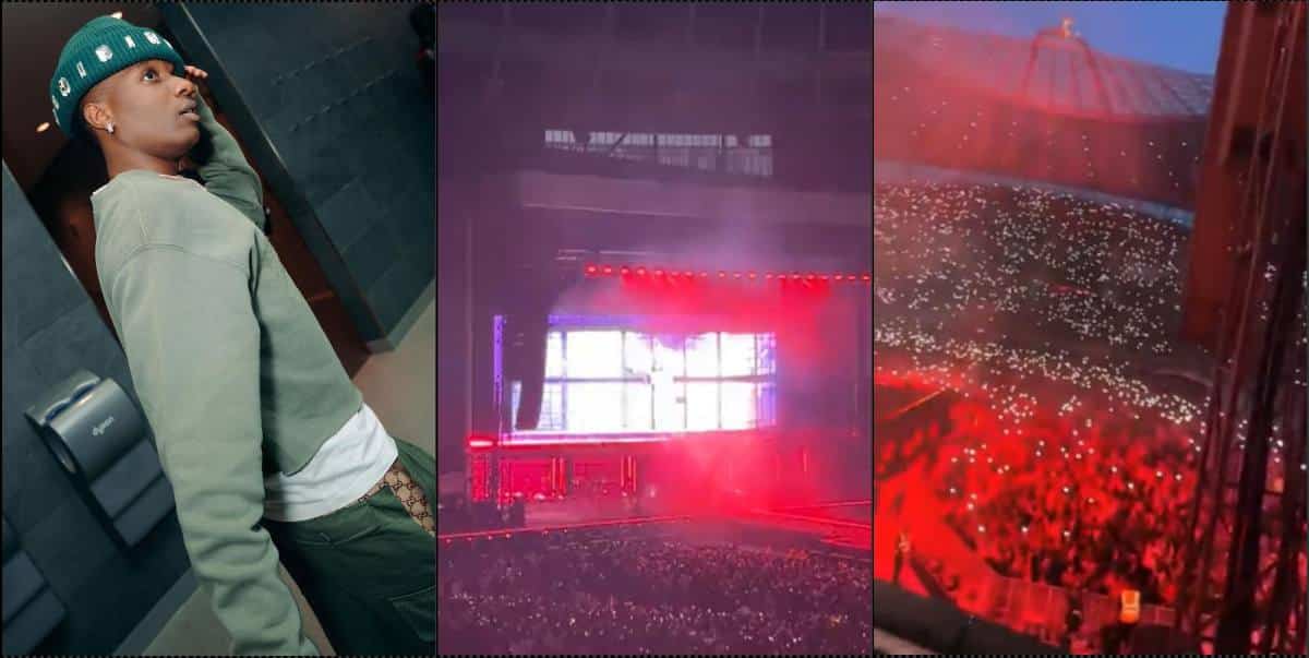 Wizkid shuts down the UK with sold-out concert in Tottenham Hotspur stadium (Video)