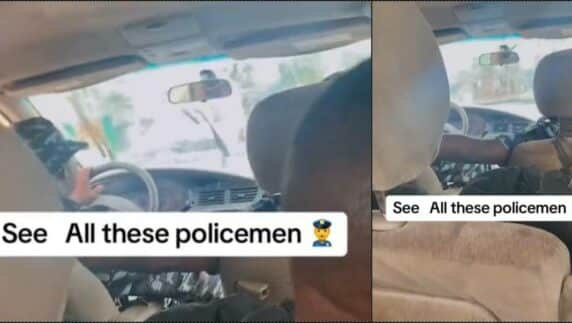 “One person go lose hin job today” — Benin man confronts police officers over alleged possession of exhibits (Video)