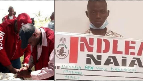 NDLEA arrests Europe-bound 19-year-old student with drugs