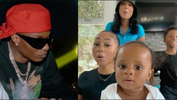 Dance video of Wizkid's children melts hearts