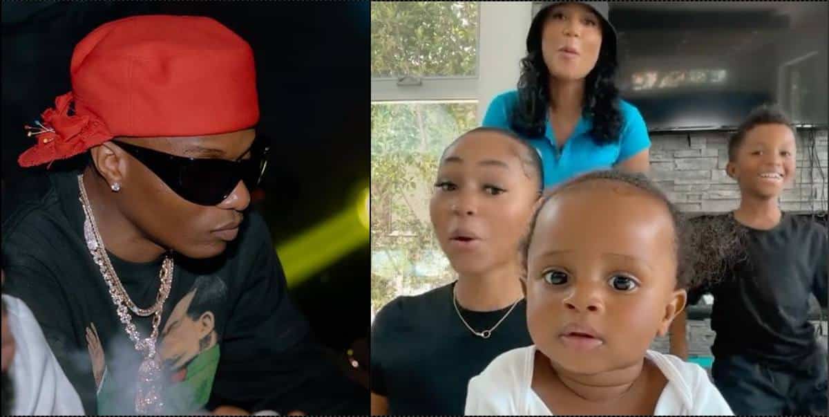 Dance video of Wizkid's children melts hearts