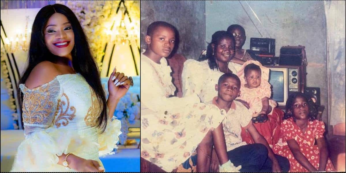 Uche Ogbodo reflects on childhood with throwback photo