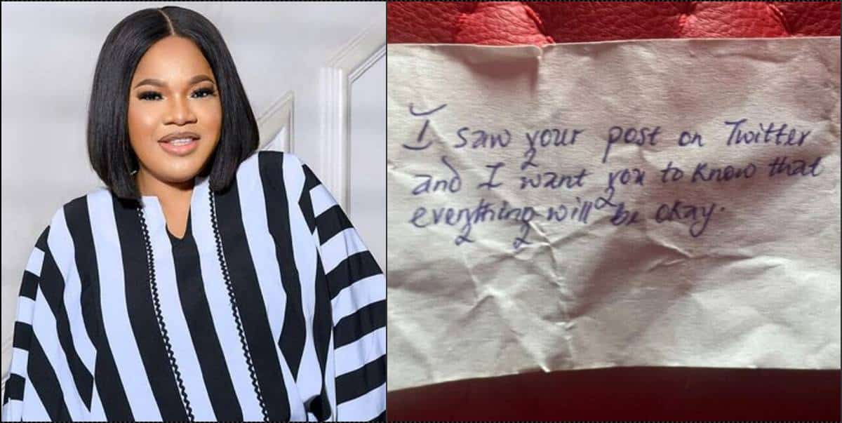 Toyin Abraham breaks silence following worrisome post