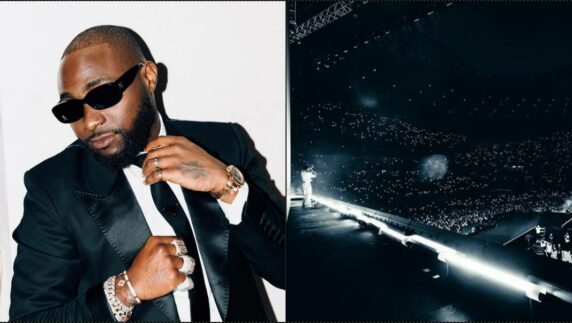 Davido replies troll who asked when he intends to sell-out a stadium like Wizkid did