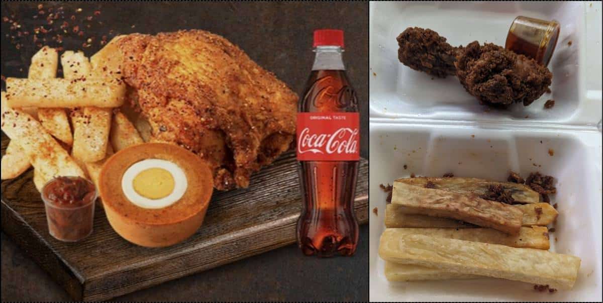 Man fumes over quality of food he ordered, restaurant reacts