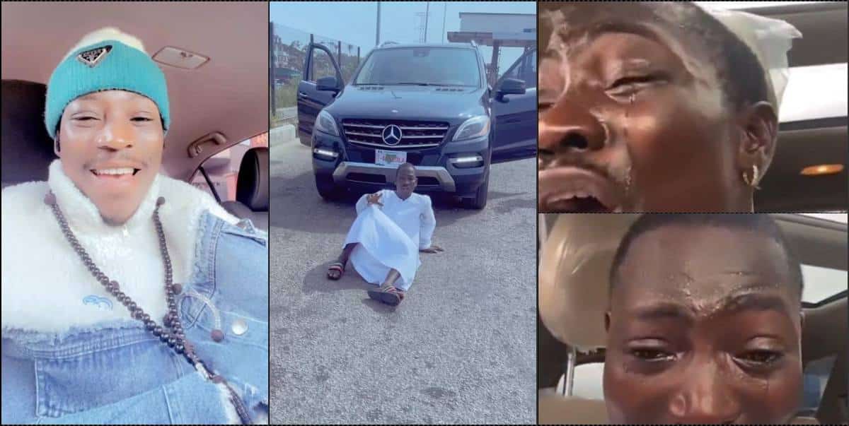 DJ Chicken cries a river as he buys first-ever Mercedes Benz (VIdeo)