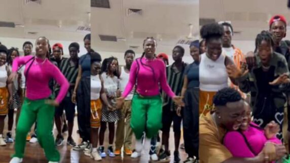 "You too sabi" - Young lady's flawless dance blend takes internet by Storm (Video)