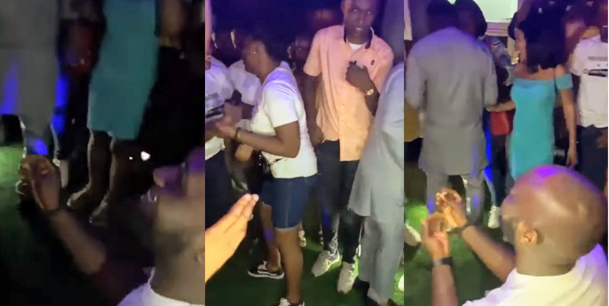 Nigerian man's romantic public proposal ends in devastation as girlfriend walks away