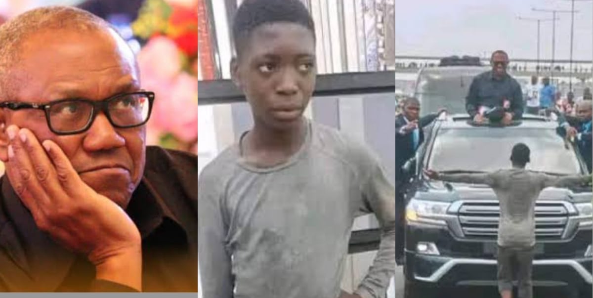 "After 5 months" - Nigerians fume as young boy promised heaven and earth during presidential election campaign is left neglected