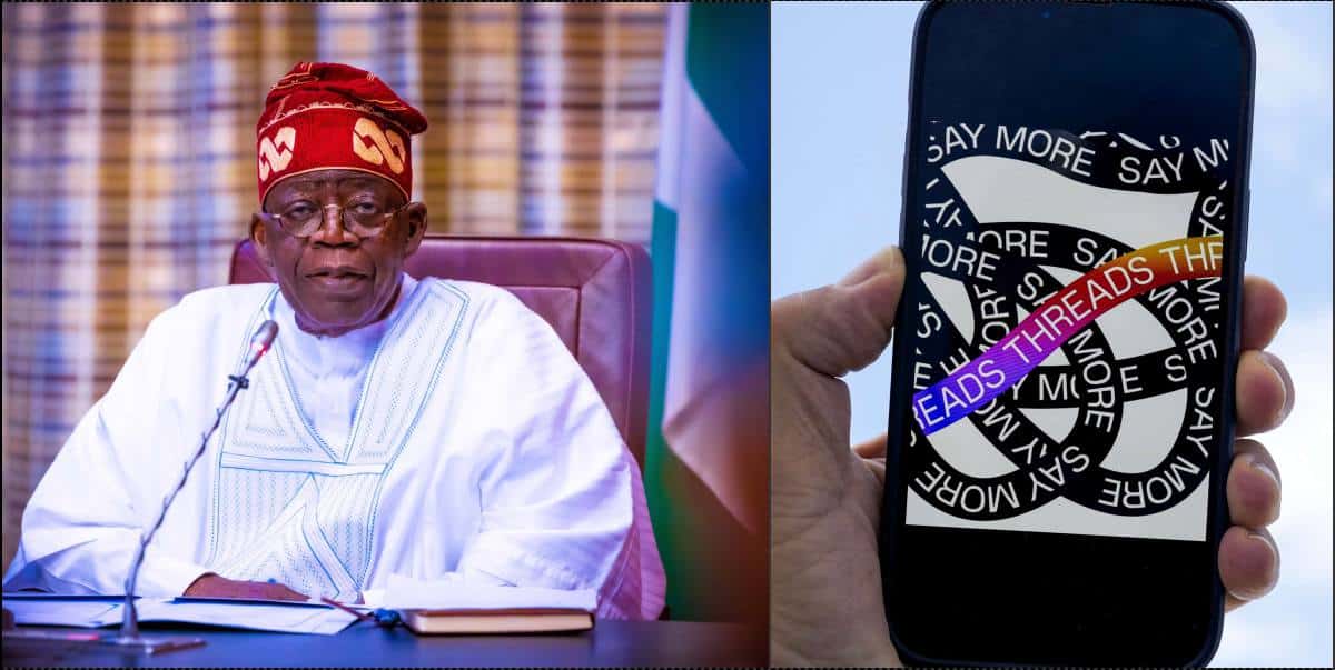 Tinubu joins Mark Zuckerberg's new app, Threads