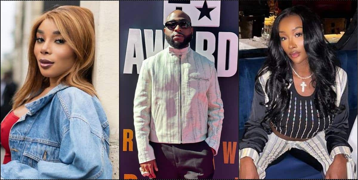 Davido's alleged French baby mama cautions Anita Brown