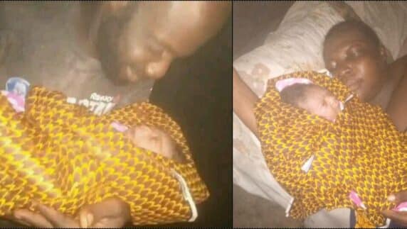 Nigerian couple welcome first child after 14 years of childlessness