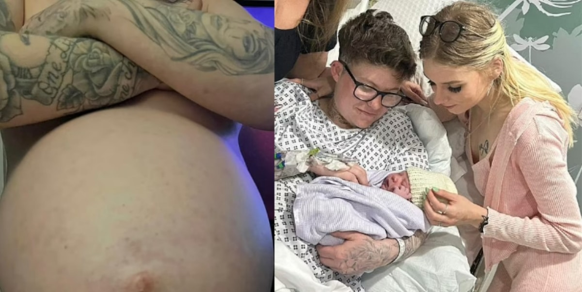 How a transgender dad had a baby after finding out his partner couldn’t have children