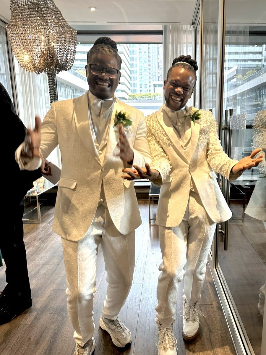 Nigerian gay couple's wedding in Canada