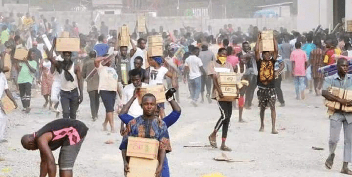 “The items are unfit for human consumption” — Bayelsa govt says as residents loot palliatives warehouse