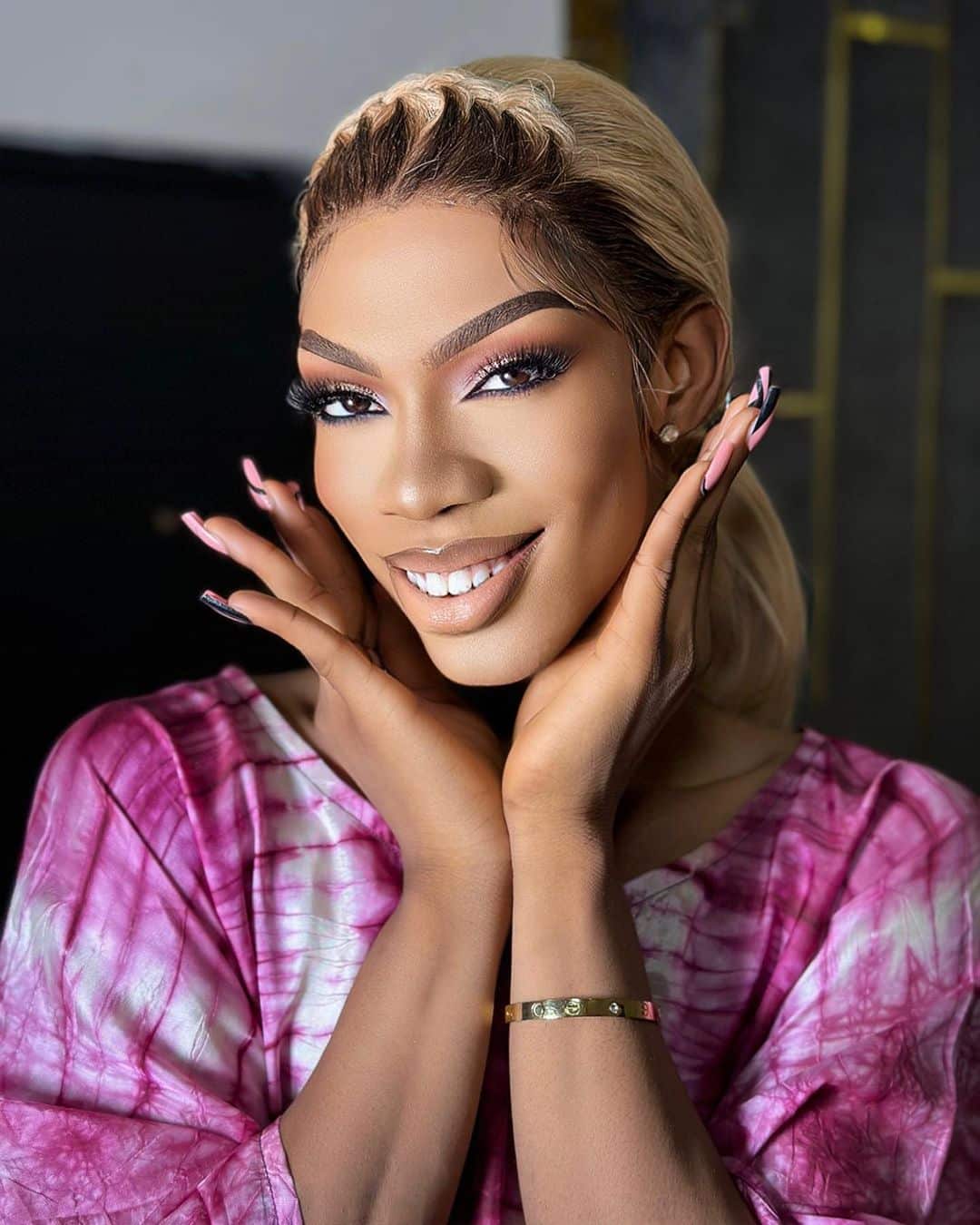 "Calm down girl" – James Brown implores his senior colleague, Bobrisky