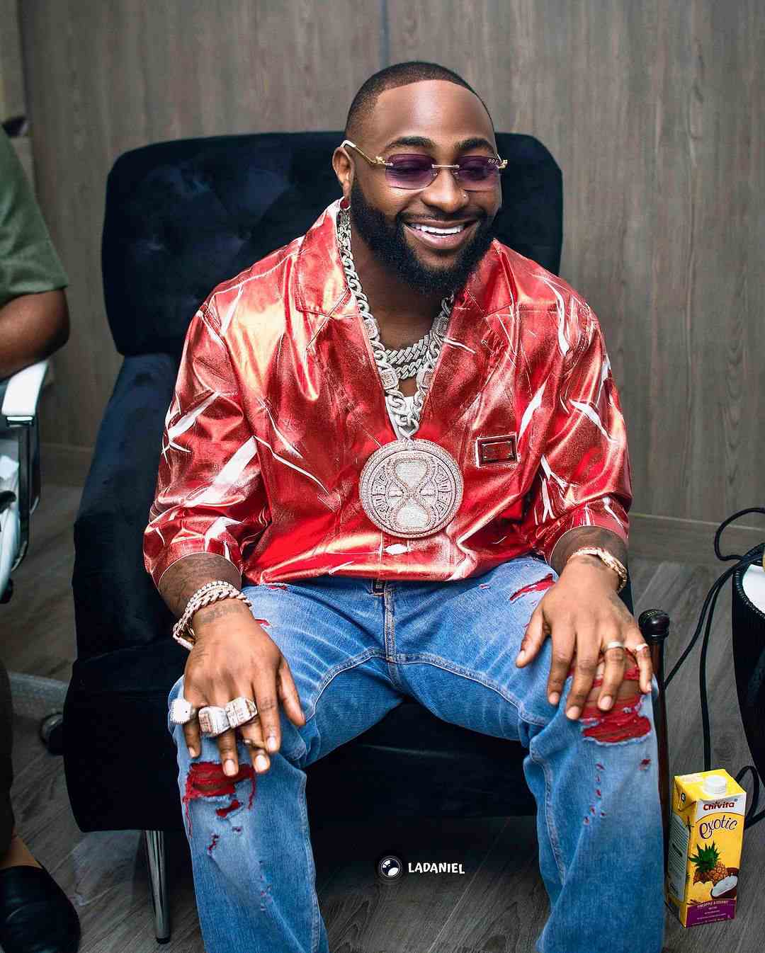 Diamond pendant Davido 