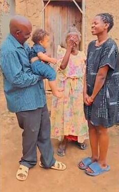 Girl who left home years ago returns back with a white baby, family react