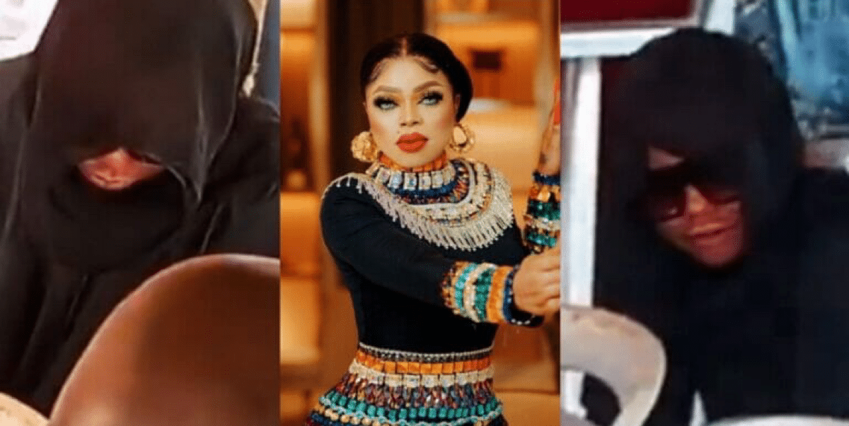 Reactions trail Bobrisky’s odd appearance at his father’s burial