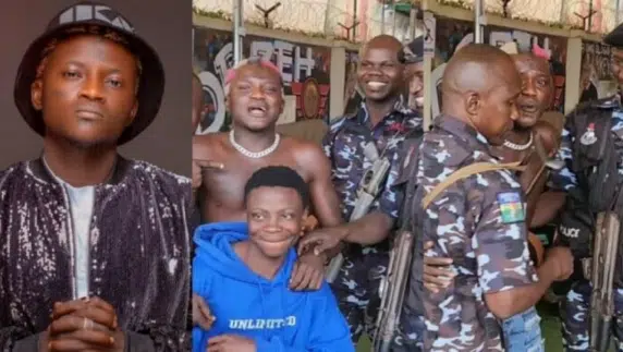 Singer Portable declares love for Nigerian police, months after arrest