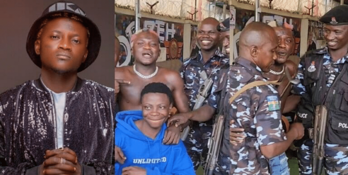 Singer Portable declares love for Nigerian police, months after arrest