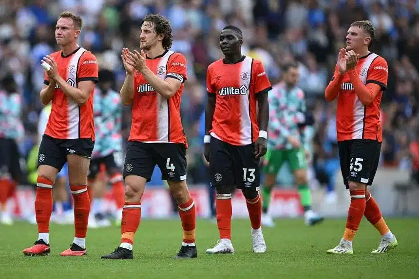 Brighton runs riot on newly promoted Luton Town