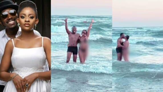 Bovi renews marital vows with wife on beach